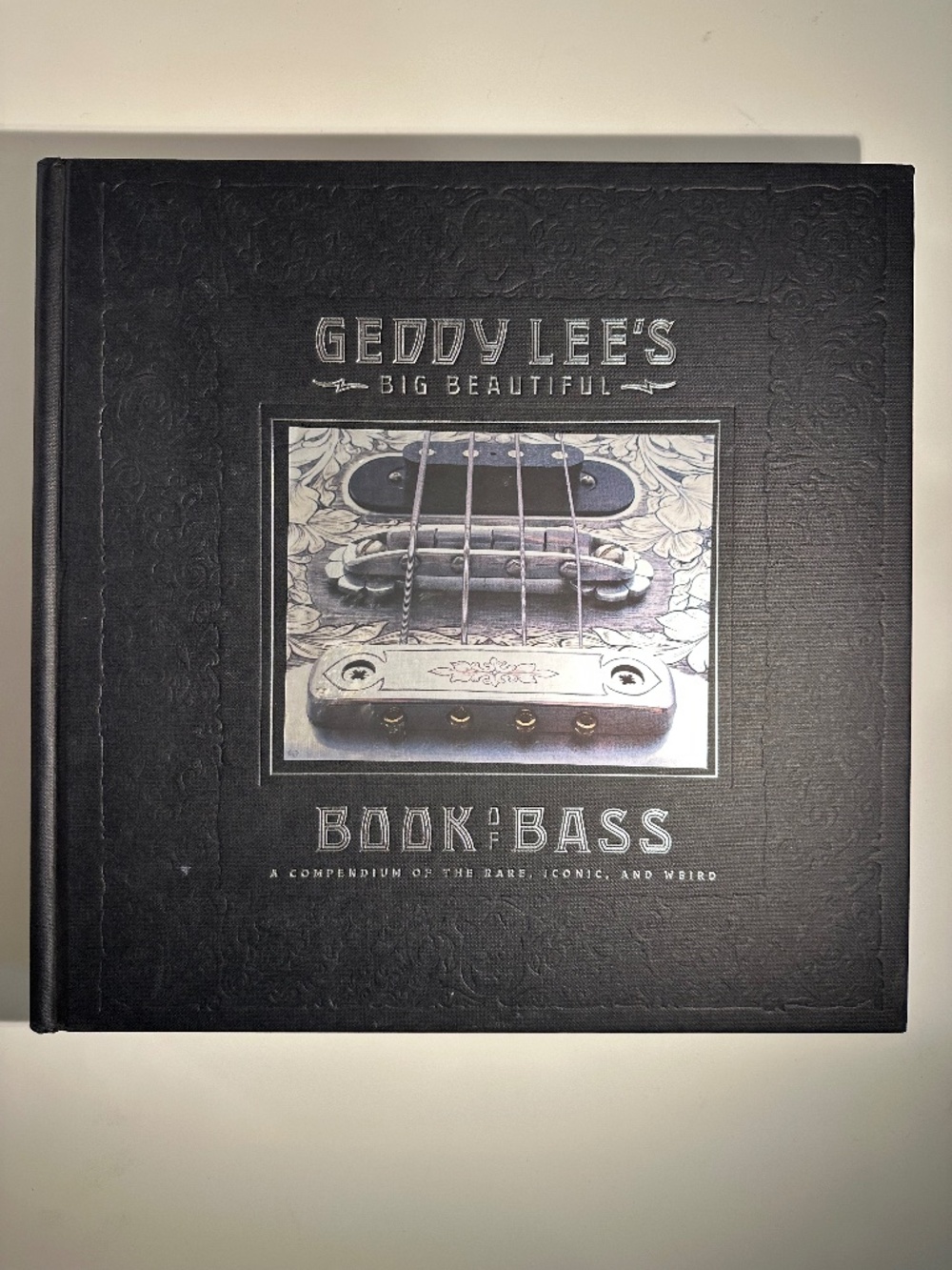 Geddy Lee's Big Beautiful Book of Bass - Coffee Table Book, great condition!